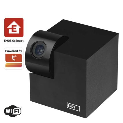 Išmanus patalpose swivel Kamera su judesio jutikliu GoSmart 5V Wi-Fi Tuya juoda