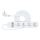 Išmanus prailginimo laidas su jungikliu 4Z Tipas E + 2x USB-A + 1x USB-C 1,5m Wi-Fi Tuya balta