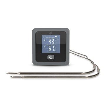 Išmanus skaitmeninis mėsos termometras su LCD ekranu SmartLife 0-300 °C 2xAAA