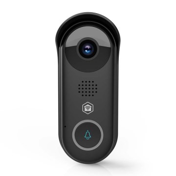 Išmanus vaizdo durų skambutis su judesio jutikliu SmartLife 5V Full HD 1080p IP54 Wi-Fi Tuya