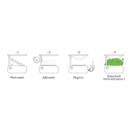 Išmanusis sodas VEGEBOX SMART GARDEN 9 LED/21W/230V