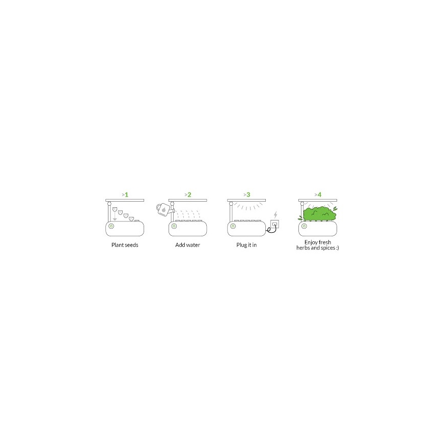 Išmanusis sodas VEGEBOX SMART GARDEN 9 LED/21W/230V