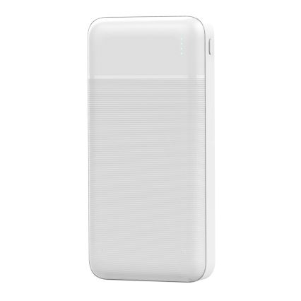 Išorinė baterija 20000 mAh 3,7V balta