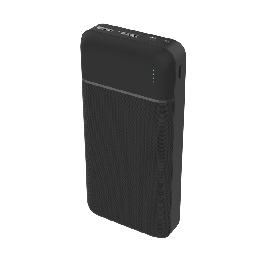 Išorinė baterija 20000 mAh 3,7V juoda