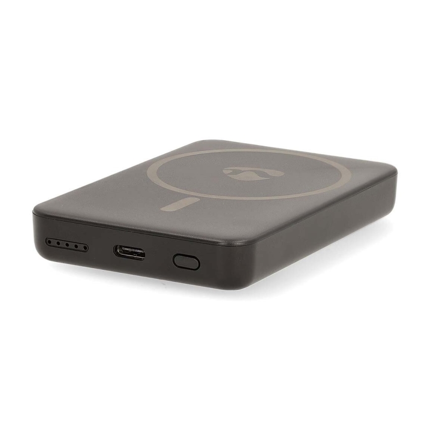 Išorinė baterija 2in1 MagSafe 5000 mAh juoda