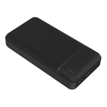 Išorinė baterija 30000 mAh 3,7V juoda