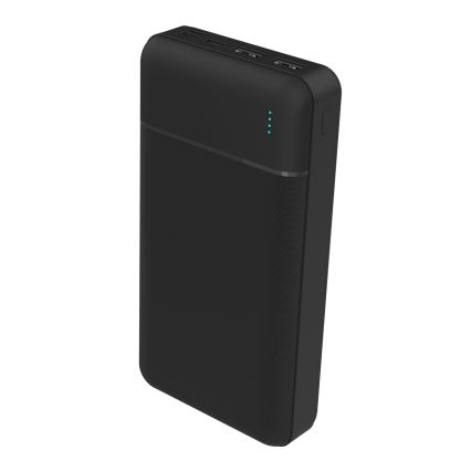 Išorinė baterija 30000 mAh 3,7V juoda