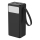 Išorinė baterija 40000 mAh 65W Power Delivery 2xUSB-A + 2xUSB-C Su LED žibintuvėlis su kabliu ir magnetu ir USB-C laidas 1m juoda