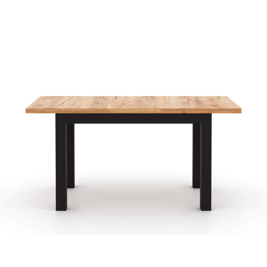 Išplečiamas valgomasis stalas DOO 120/160x75 cm ąžuolas craft/juoda