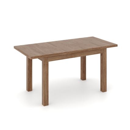 Išplečiamas valgomasis stalas DOO 120/160x75 cm šviesus riešutas
