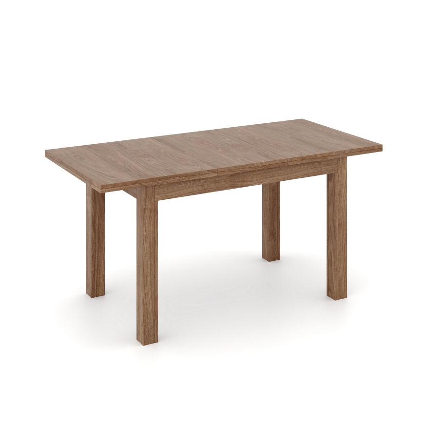 Išplečiamas valgomasis stalas DOO 120/160x75 cm šviesus riešutas