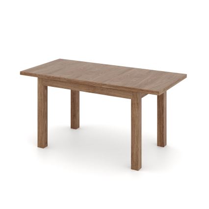 Išplečiamas valgomasis stalas DOO 120/160x75 cm šviesus riešutas