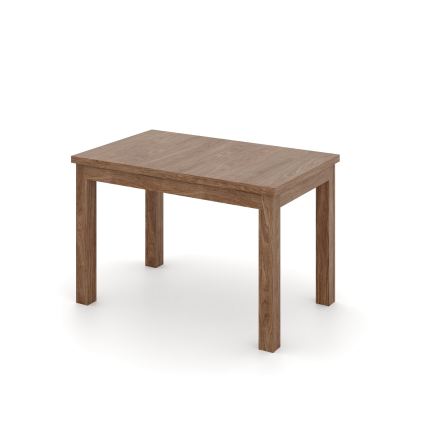 Išplečiamas valgomasis stalas DOO 120/160x75 cm šviesus riešutas