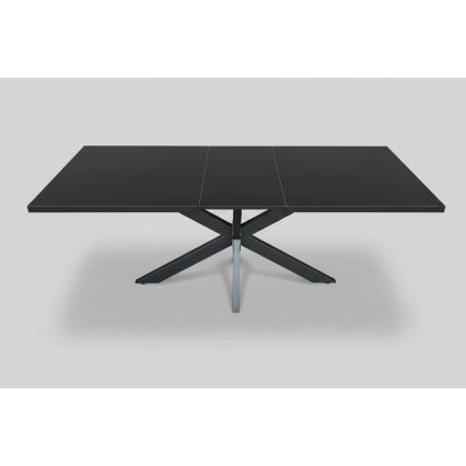 Išplečiamas valgomasis stalas SAMLE 150/190x80 cm juodas