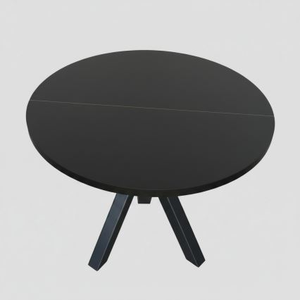 Išplečiamas valgomojo stalas CONVI 100/140x73 cm juodas