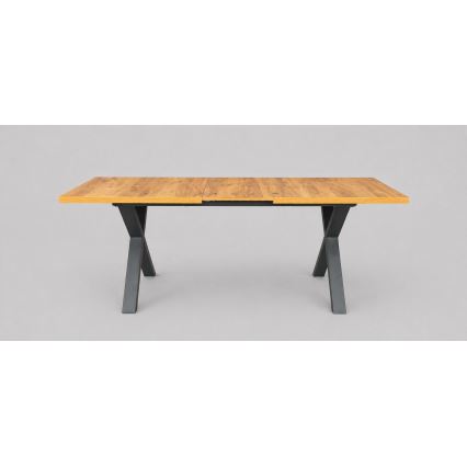 Išplečiamas valgomojo stalas DOMO 150/190x80 cm ąžuolas craft/juoda