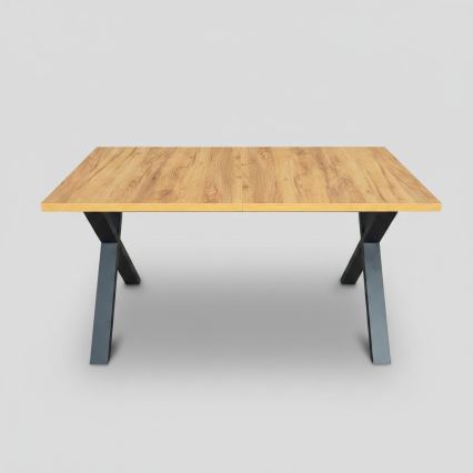 Išplečiamas valgomojo stalas DOMO 150/190x80 cm ąžuolas craft/juoda