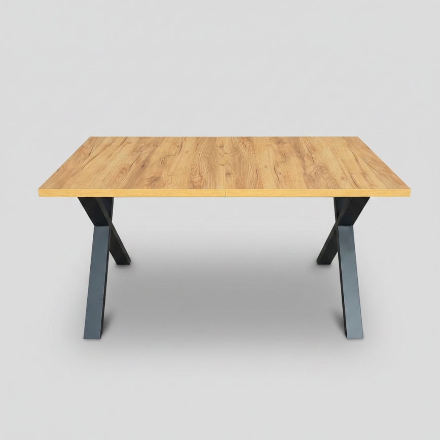 Išplečiamas valgomojo stalas DOMO 150/190x80 cm ąžuolas craft/juoda