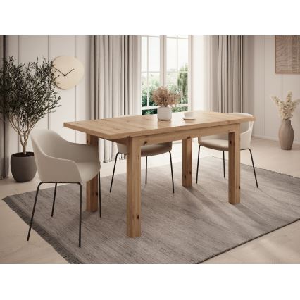 Išplečiamas valgomojo stalas DOO 120/160x75 cm ąžuolas artisan