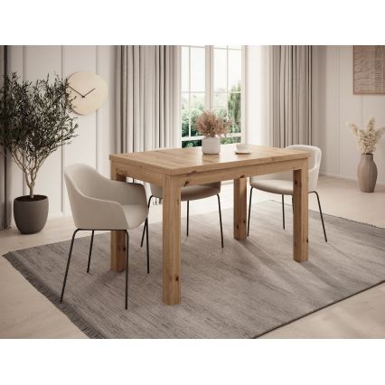 Išplečiamas valgomojo stalas DOO 120/160x75 cm ąžuolas artisan