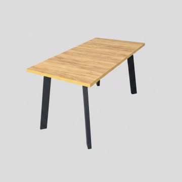 Išplečiamas valgomojo stalas KERNO 150/190x80 cm ąžuolas craft/juoda