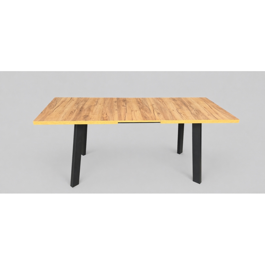 Išplečiamas valgomojo stalas KERNO 150/190x80 cm ąžuolas craft/juoda