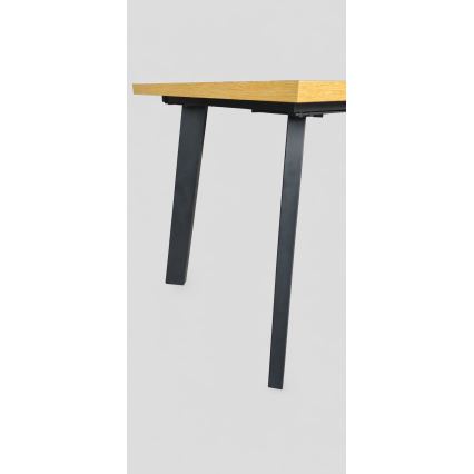 Išplečiamas valgomojo stalas KERNO 150/190x80 cm ąžuolas craft/juoda