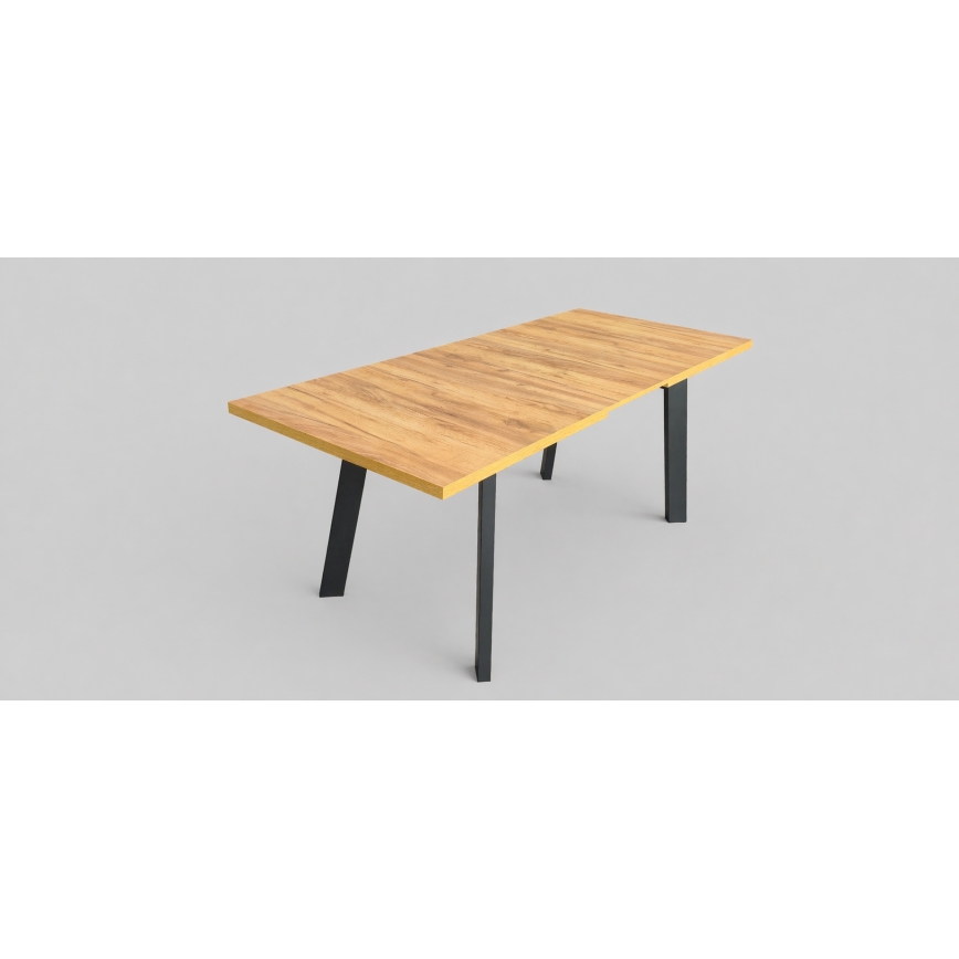 Išplečiamas valgomojo stalas KERNO 150/190x80 cm ąžuolas craft/juoda