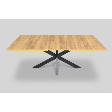 Išplečiamas valgomojo stalas SAMLE 150/190x80 cm ąžuolas craft/juoda