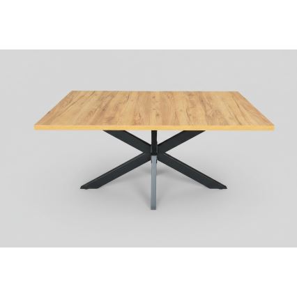 Išplečiamas valgomojo stalas SAMLE 150/190x80 cm ąžuolas craft/juoda