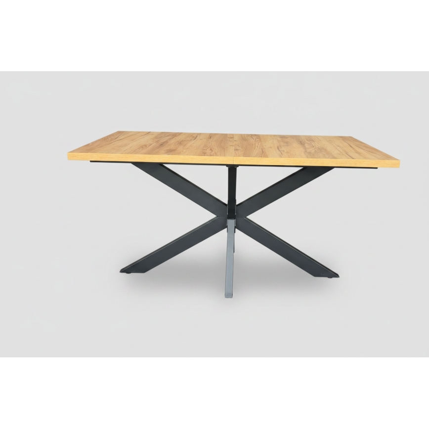 Išplečiamas valgomojo stalas SAMLE 150/190x80 cm ąžuolas craft/juoda