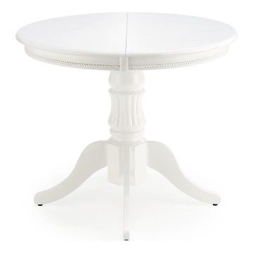 Išplečiamas valgomojo stalas WILLIAM baltas