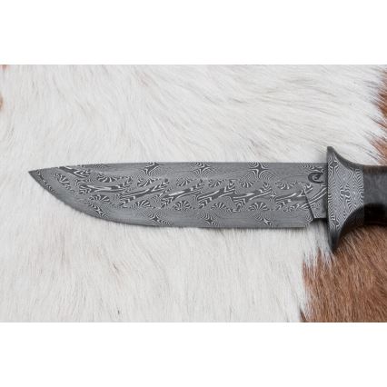 Išskirtinis Damasko peilis 13,8 cm klevas
