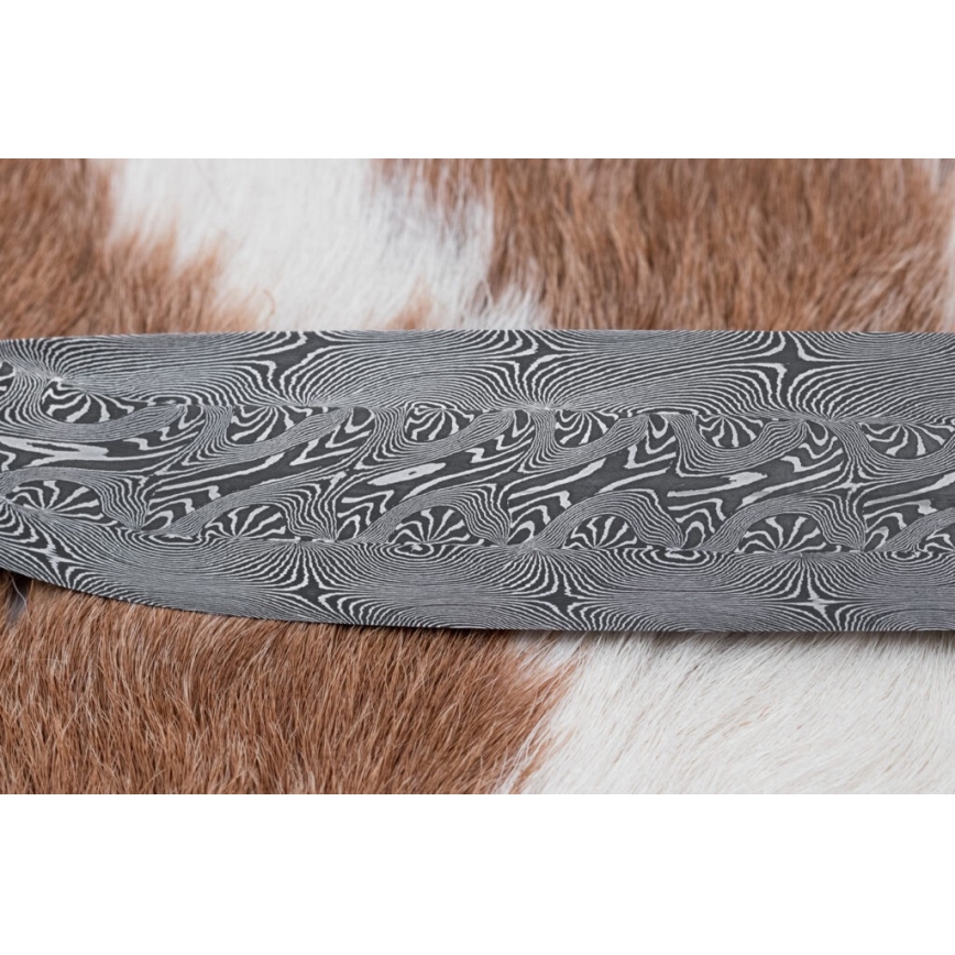Išskirtinis Damasko peilis 13,8 cm klevas