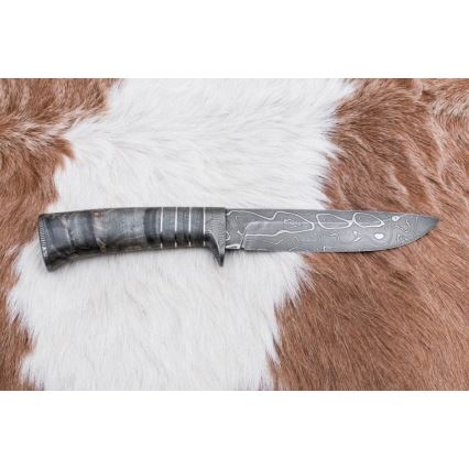 Išskirtinis Damasko peilis 14 cm uosio