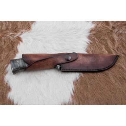Išskirtinis Damasko peilis 14 cm uosio