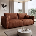 Išskleidžiama dvivietė sofa FRIDA ruda