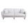 Išskleidžiama dvivietė sofa KITO, kreminė