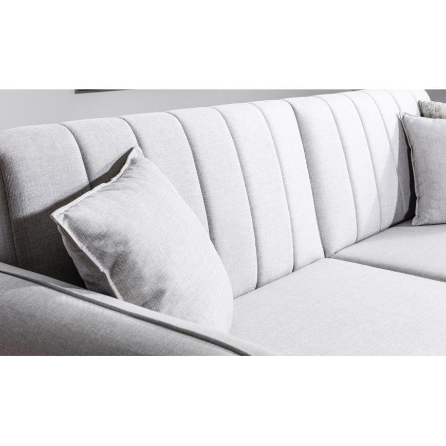 Išskleidžiama dvivietė sofa KITO, kreminė