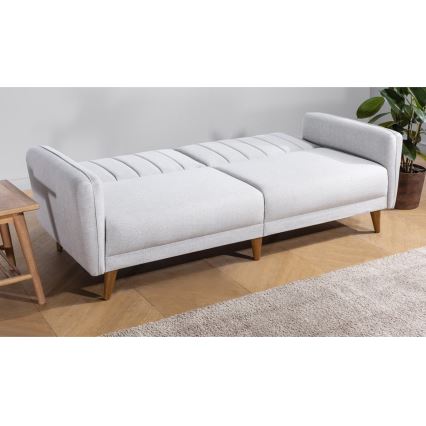 Išskleidžiama dvivietė sofa KITO, kreminė