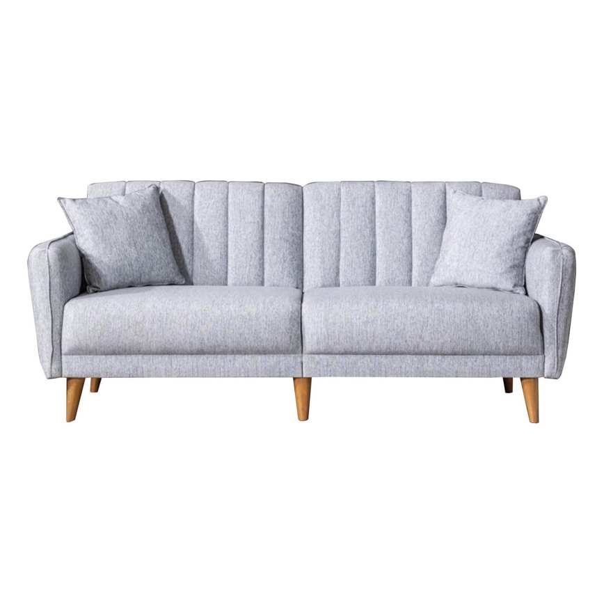Išskleidžiama dvivietė sofa KITO pilka