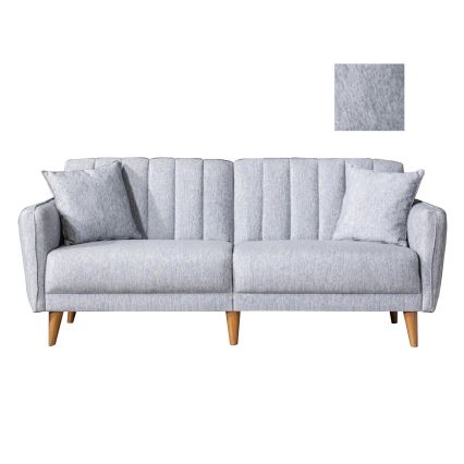 Išskleidžiama dvivietė sofa KITO pilka