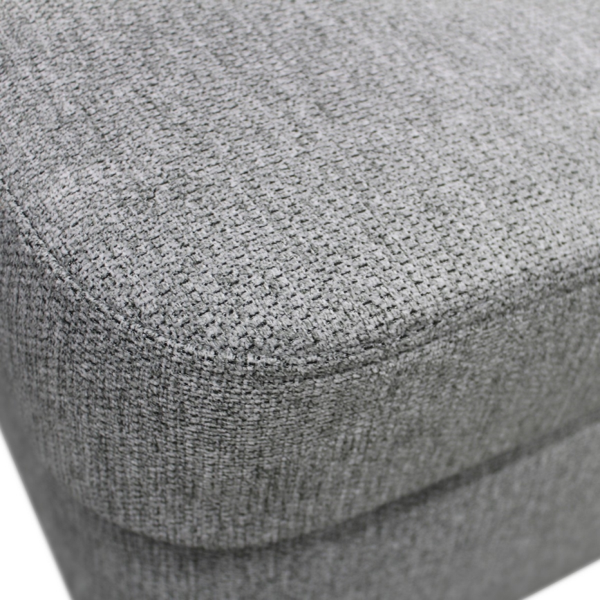 Išskleidžiama kampinė sofa-lova su talpia daiktadėže, U formos, SERPA, kairinė, pilka