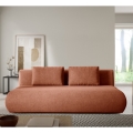 Išskleidžiama trijų vietų sofa FANO ruda