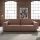 Išskleidžiama trijų vietų sofa RONDA su daiktadėže, raudona