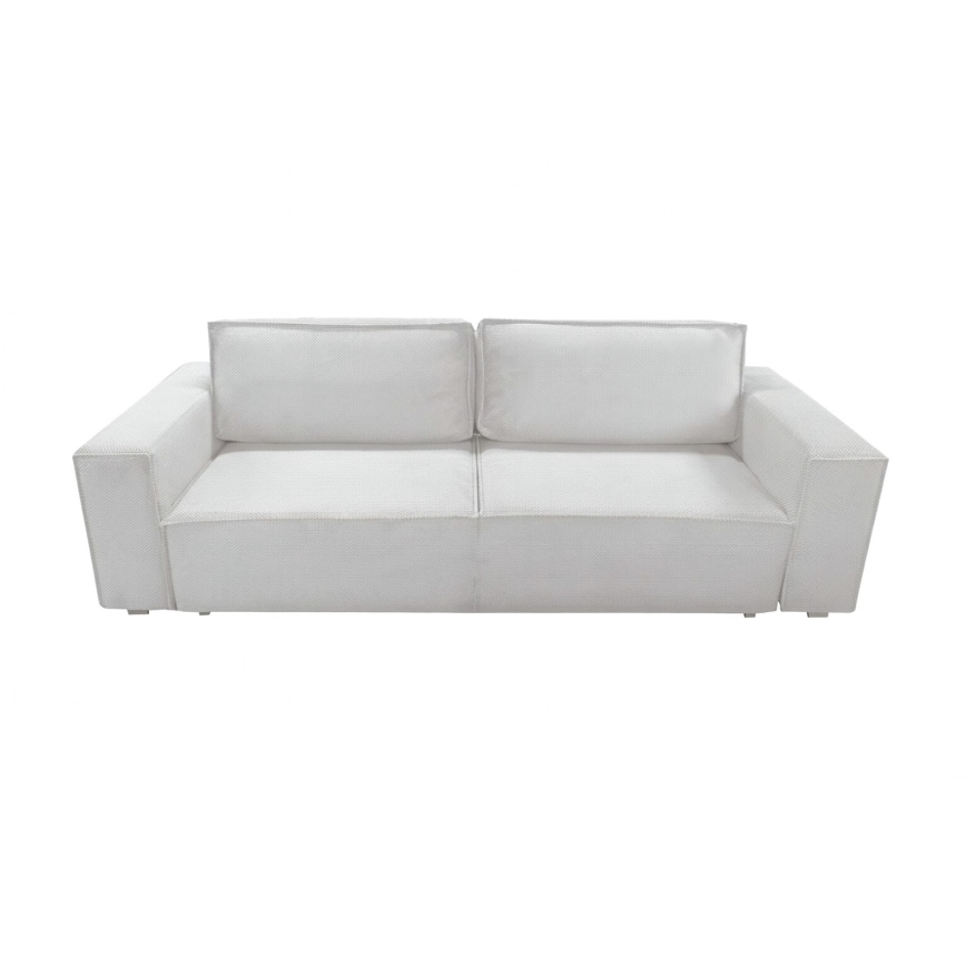 Išskleidžiama trivietė sofa RONDA su talpia daiktų talpykla, smėlinė