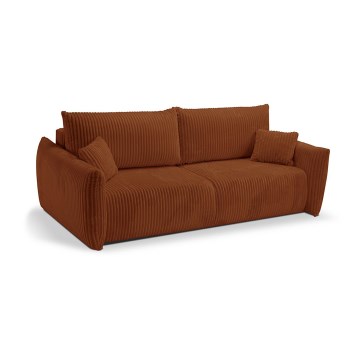 Išskleidžiamas dvivietis sofa FRIDA rudos spalvos