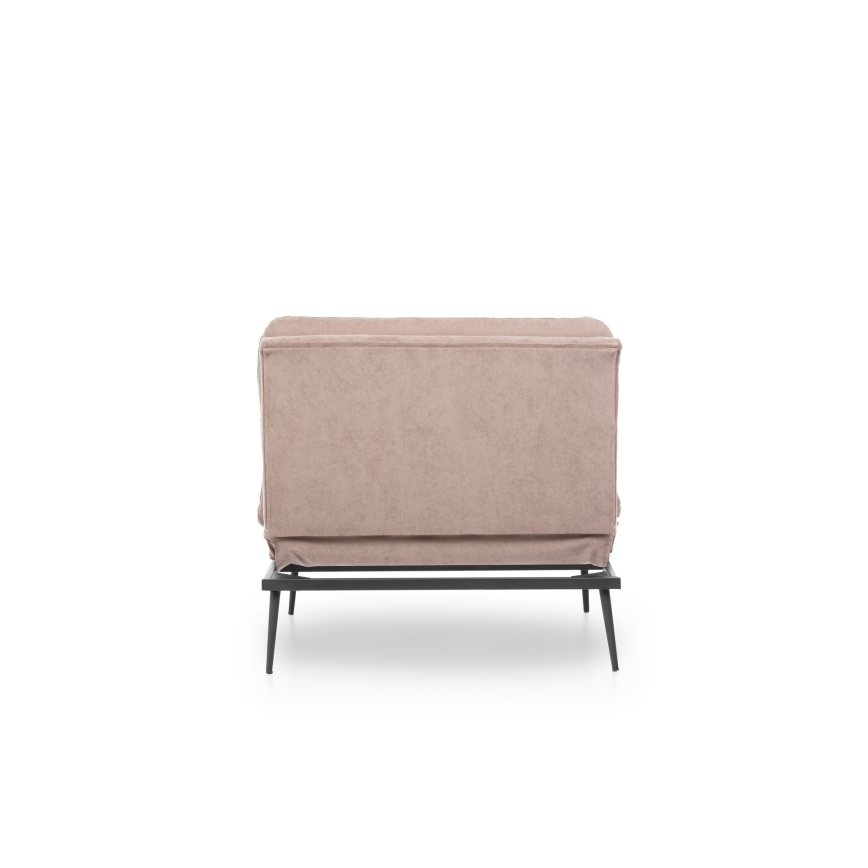 Išskleidžiamas fotelis SPEAKY, rudos spalvos