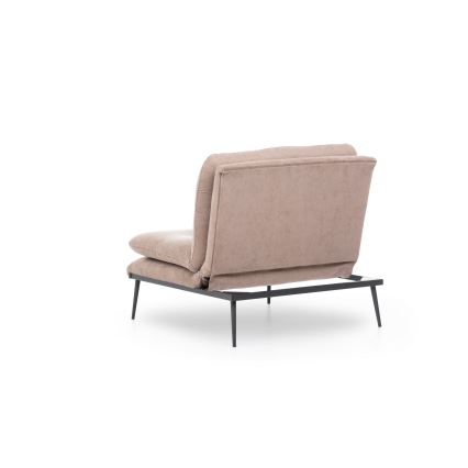 Išskleidžiamas fotelis SPEAKY, rudos spalvos