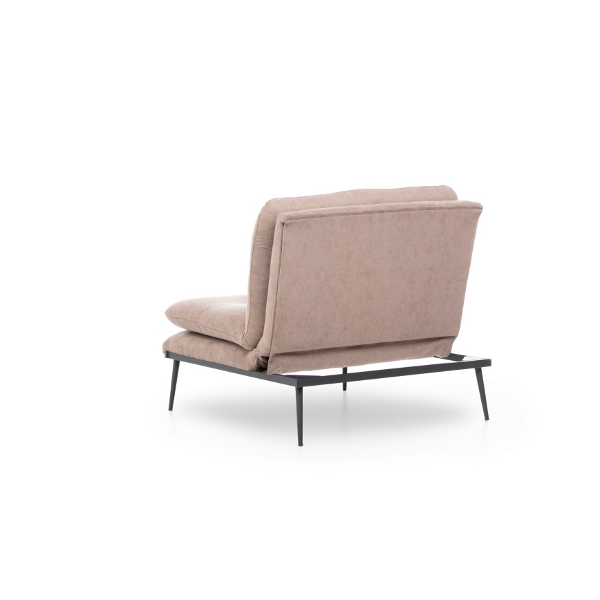 Išskleidžiamas fotelis SPEAKY, rudos spalvos